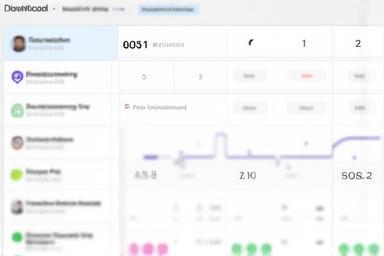 Project management platform dashboard